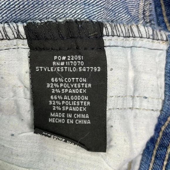 Therapy Destressed Denim Jean Shorts Sz 3 - Picture 5 of 11